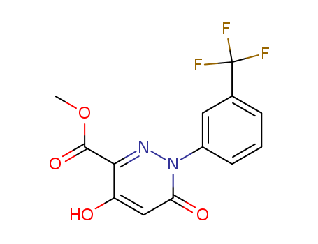 Methyl 4-hydroxy-6-oxo-1-[3-(trifluoromethyl)phenyl]-1,6-dihydro-3-pyridazinecarboxylate