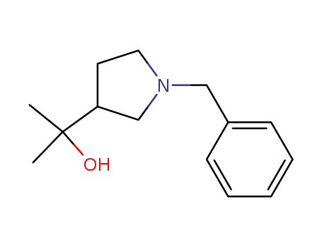 Molecular Structure of 351370-67-7 (2-(1-BENZYL-PYRROLIDIN-3-YL)-PROPAN-2-OL)