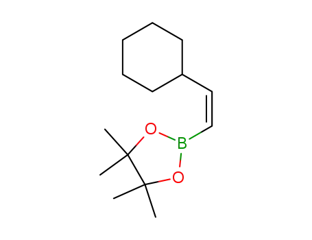 (Z)-2-(2-cyclohexyl-vinyl)-4,4,5,5-tetramethyl-[1,3,2]dioxaborolane
