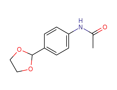 Molecular Structure of 52161-21-4 (Acetamide, N-[4-(1,3-dioxolan-2-yl)phenyl]-)
