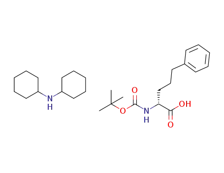 Molecular Structure of 113756-89-1 (BOC-L-2-AMINO-5-PHENYL-PENTANOIC ACID DCHA SALT)
