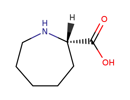 Molecular Structure of 66865-37-0 ((2S)-azepane-2-carboxylic acid)