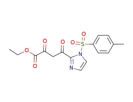 4-{1-[(4-methylphenyl)sulfonyl]-1H-imidazol-2-yl}-2, 4-dioxobutanoic acid ethyl ester