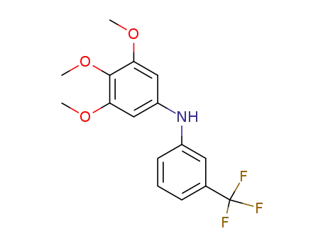 Molecular Structure of 1203581-78-5 (N-(3-trifluoromethylphenyl)-3,4,5-trimethoxyaniline)