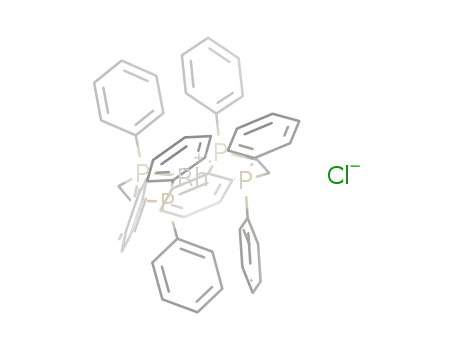 Molecular Structure of 14874-99-8 (bis(1,2-bis(diphenylphosphino)ethane)-chlororhodi)
