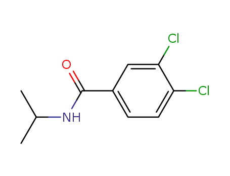 Molecular Structure of 28394-52-7 (3,4-dichloro-N-(propan-2-yl)benzamide)