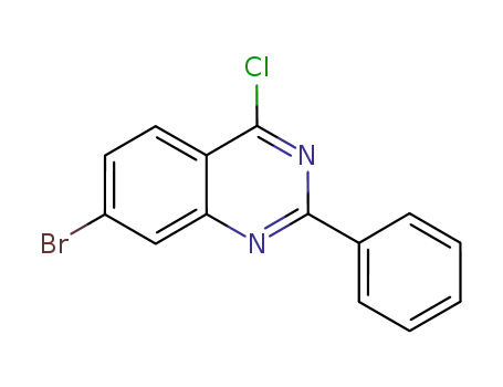 Molecular Structure of 887592-38-3 (7-BROMO-4-CHLORO-2-PHENYL-QUINAZOLINE)