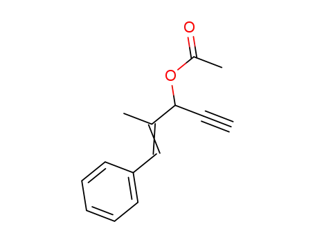 1-Penten-4-yn-3-ol, 2-methyl-1-phenyl-, acetate, (S-(E))-