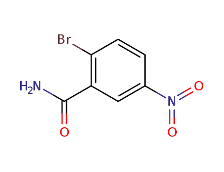 Molecular Structure of 41052-26-0 (2-BROMO-5-NITROBENZAMIDE)