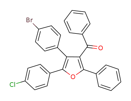 (4-(4-bromophenyl)-5-(4-chlorophenyl)-2-phenylfuran-3-yl)(phenyl)methanone