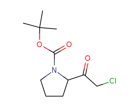 1-Pyrrolidinecarboxylic acid, 2-(chloroacetyl)-, 1,1-dimethylethyl ester