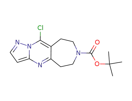 10-chloro-5,6,8,9-tetrahydro-1,4,7,10a-tetraaza-cyclohepta[f]indene-7-carboxylic acid tert-butyl ester
