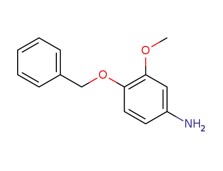 Molecular Structure of 15382-71-5 (BenzenaMine, 3-Methoxy-4-(phenylMethoxy)-)
