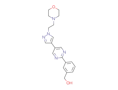 (3-{5-[1-(2-morpholin-4-ylethyl)-1H-pyrazol-4-yl]pyrimidin-2-yl}-phenyl)methanol