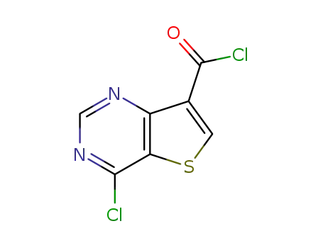 4-chlorothieno[3,2-d]pyrimidine-7-carbonyl chloride