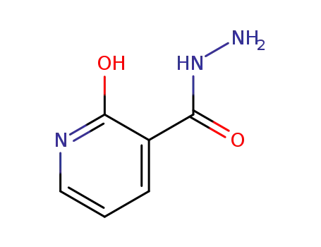 Molecular Structure of 153336-74-4 (3-Pyridinecarboxylicacid,1,2-dihydro-2-oxo-,hydrazide(9CI))