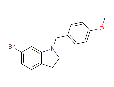 6-bromo-1-(4-methoxybenzyl)-2,3-dihydro-1H-indole
