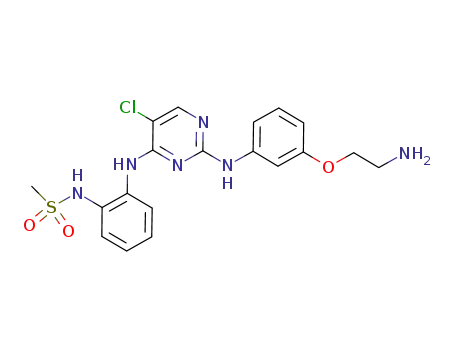 N-(2-(2-(3-(2-aminoethoxy)phenylamino)-5-chloropyrimidin-4-ylamino)phenyl)methanesulfonamide