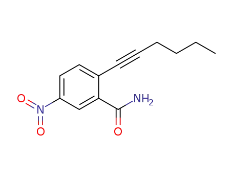 2-(hex-1-ynyl)-5-nitrobenzamide