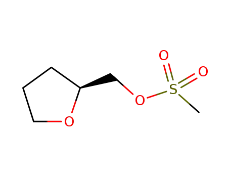 Molecular Structure of 137211-71-3 ((S)-(tetrahydrofuran-2-yl)methyl methanesulfonate)