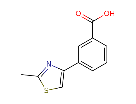 3-(2-Methyl-1,3-thiazol-4-yl)benzoic acid , 97%