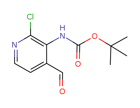tert-butyl (2-chloro-4-formylpyridin-3-yl)carbamate