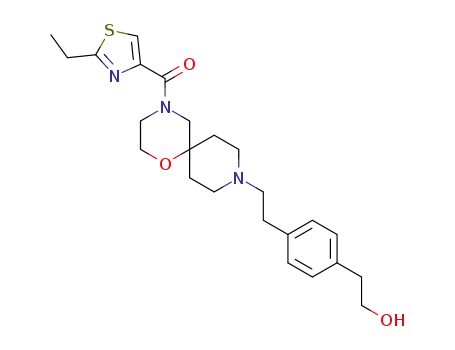 (2-ethylthiazol-4-yl)(9-(4-(2-hydroxyethyl)phenethyl)-1-oxa-4,9-diazaspiro[5.5]undecan-4-yl)methanone