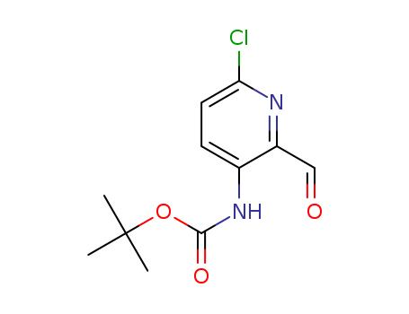 tert-butyl 6-chloro-2-formylpyridin-3-ylcarbamate