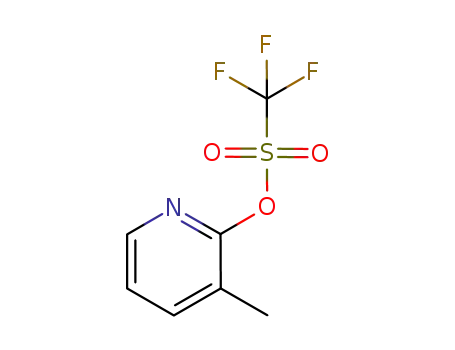 Molecular Structure of 154447-02-6 (3-Methyl-2-(trifluoromethanesulfonyl)Oxypyridine)