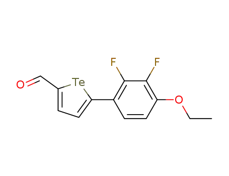 5-(4-ethoxy-2,3-difluorophenyl)tellurophene-2-carbaldehyde
