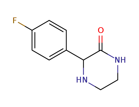 Molecular Structure of 85606-96-8 (3-(4-FLUORO-PHENYL)-PIPERAZIN-2-ONE)