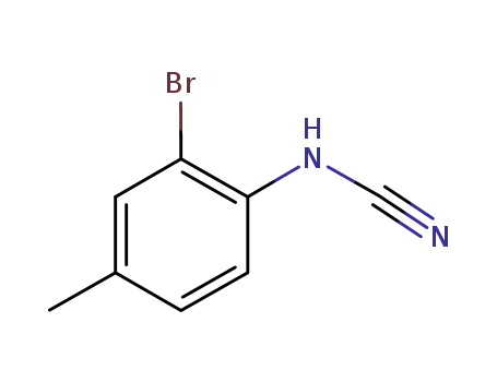 Molecular Structure of 1208070-80-7 (2-bromo-4-methylphenylcyanamide)