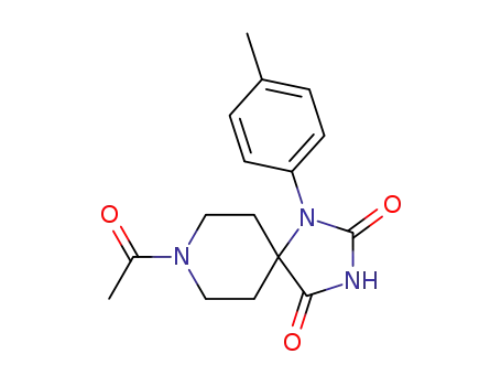 8-acetyl-1-p-tolyl-1,3,8-triazaspiro[4.5]decane-2,4-dione
