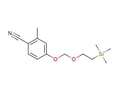 2-methyl-4-[({[2-(trimethylsilyl)ethyl]oxy}methyl)oxy]benzonitrile