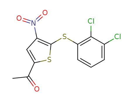 1-[5-[(2,3-Dichlorophenyl)thio]-4-nitro-2-thienyl]-ethanone