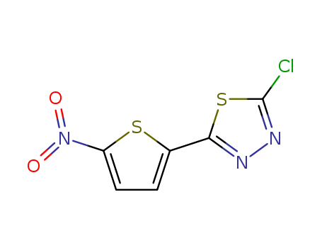 1,3,4-Thiadiazole, 2-chloro-5-(5-nitro-2-thienyl)-