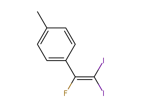 Molecular Structure of 1420041-79-7 (1-(1-fluoro-2,2-diiodovinyl)-4-methylbenzene)