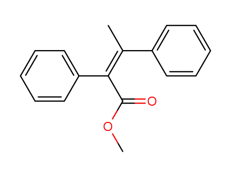 Molecular Structure of 42443-38-9 (α carbomethoxy β methyl stilbene cis)