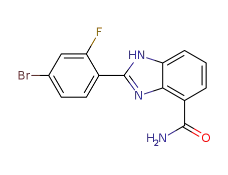 2-(4-bromo-2-fluorophenyl)-1Hbenzimidazole-4-carboxamide