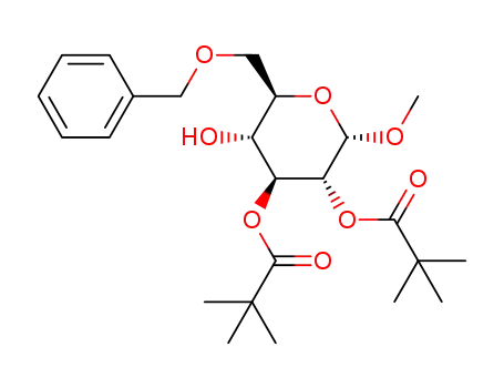 methyl 2,3-di-O-pivaloyl-4,6-O-benzylidene-α-D-glucopyranoside