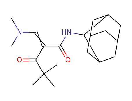 <sup>(2)</sup>-N-(2-adamantyl)-2-(dimethylaminomethylidene)-4,4-dimethyl-3-oxo-pentanamide