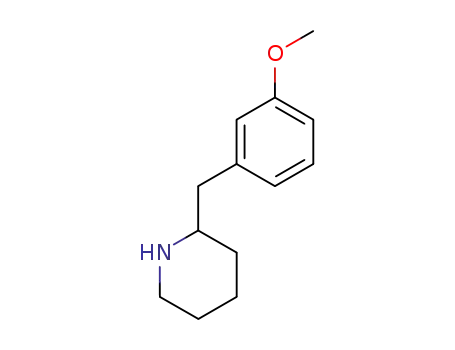 Molecular Structure of 108958-36-7 (2-(3-METHOXY-BENZYL)-PIPERIDINE)
