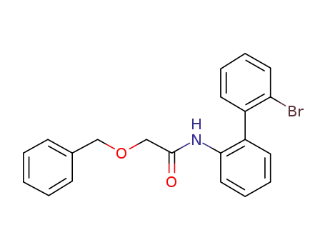 Molecular Structure of 1243327-72-1 (N-(2'-bromobiphenyl-2-yl)-2-benzyloxyacetamide)