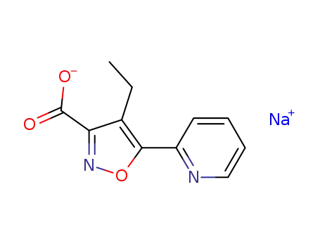 4-ethyl-5-(pyridin-2-yl)isoxazole-3-carboxylic acid sodium salt