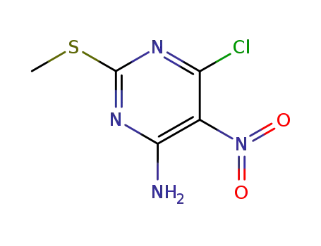 6-클로로-2-(메틸티오)-5-니트로피리미딘-4-아민