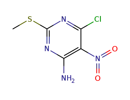 6-Chloro-2-(methylthio)-5-nitropyrimidin-4-amine