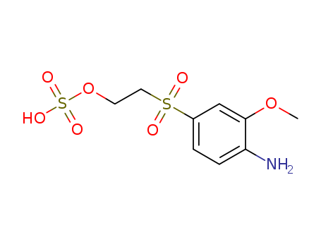 2-[(4-amino-3-methoxyphenyl)sulphonyl]ethyl hydrogen sulphate (2,5-DMAVS)