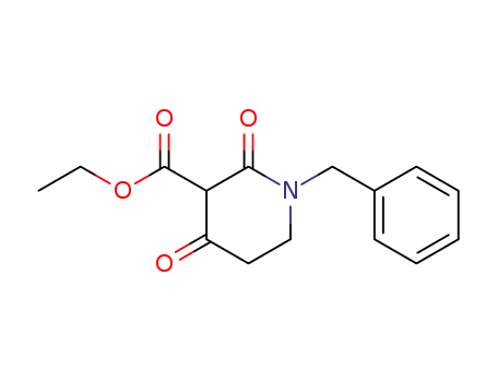 Molecular Structure of 198417-15-1 (ethyl 1-benzyl-2,4-dioxopiperidine-3-carboxylate)