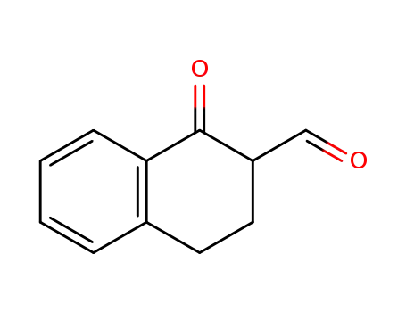 Molecular Structure of 50493-08-8 (1-OXO-1,2,3,4-TETRAHYDRONAPHTHALENE-2-CARBALDEHYDE)