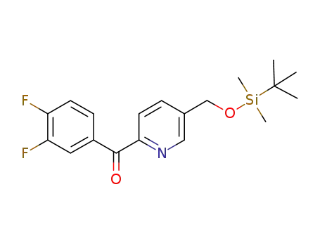 (3,4-difluorophenyl)[5-({[(1,1-dimethylethyl)(dimethyl)silyl]oxy}methyl)-2-pyridinyl]methanone
